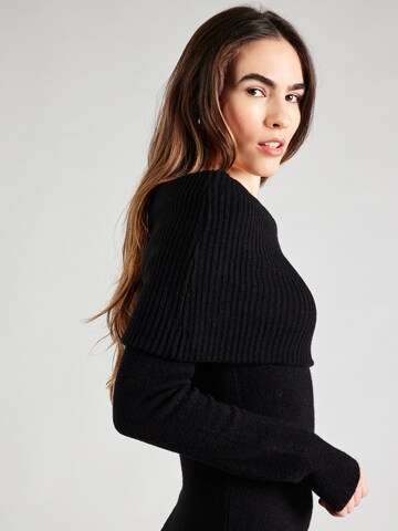 PIECES Knitted dress 'PCRIKO' in Black