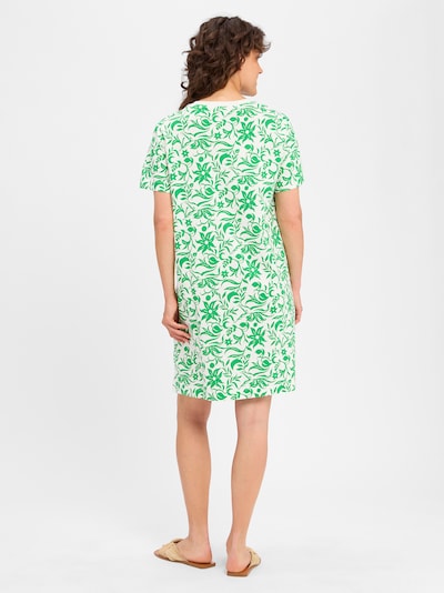 Marie Lund Dress in Grass green / White, Item view