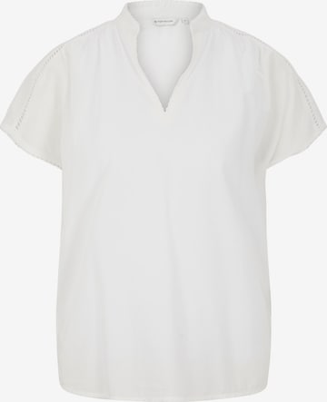 TOM TAILOR - Blusa em branco: frente