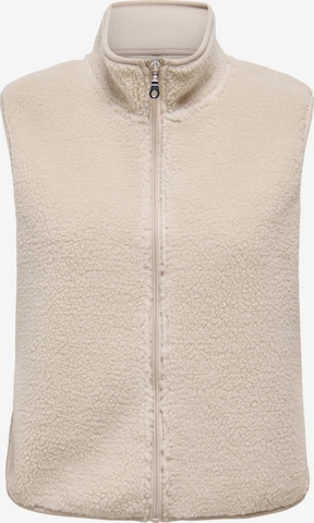 Gilet 'Cavy' ONLY PLAY en beige : devant
