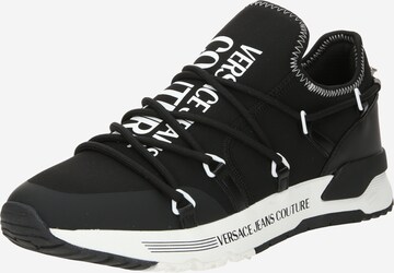 Versace Jeans Couture Slip-ons 'DYNAMIC' in Zwart: voorkant