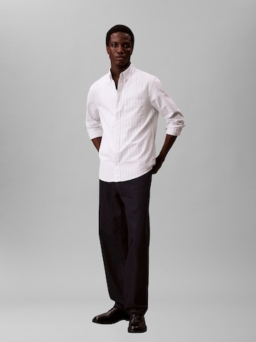 Calvin Klein Jeans Regular Fit Hemd in Weiß