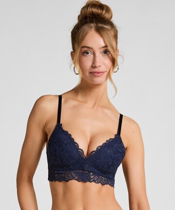 Hunkemöller Push-up BH 'Andrea' in Blauw: voorkant