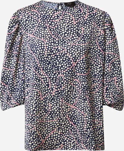 AX Paris Bluse in navy / rosa / weiß, Produktansicht