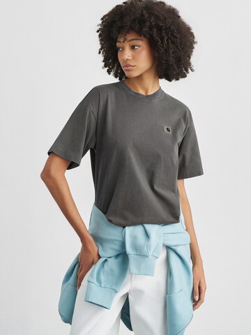 Carhartt WIP - Camisa 'Nelson' em preto: frente