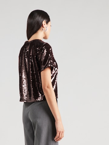 Chemisier 'Sequin Blouse' MORE & MORE en marron