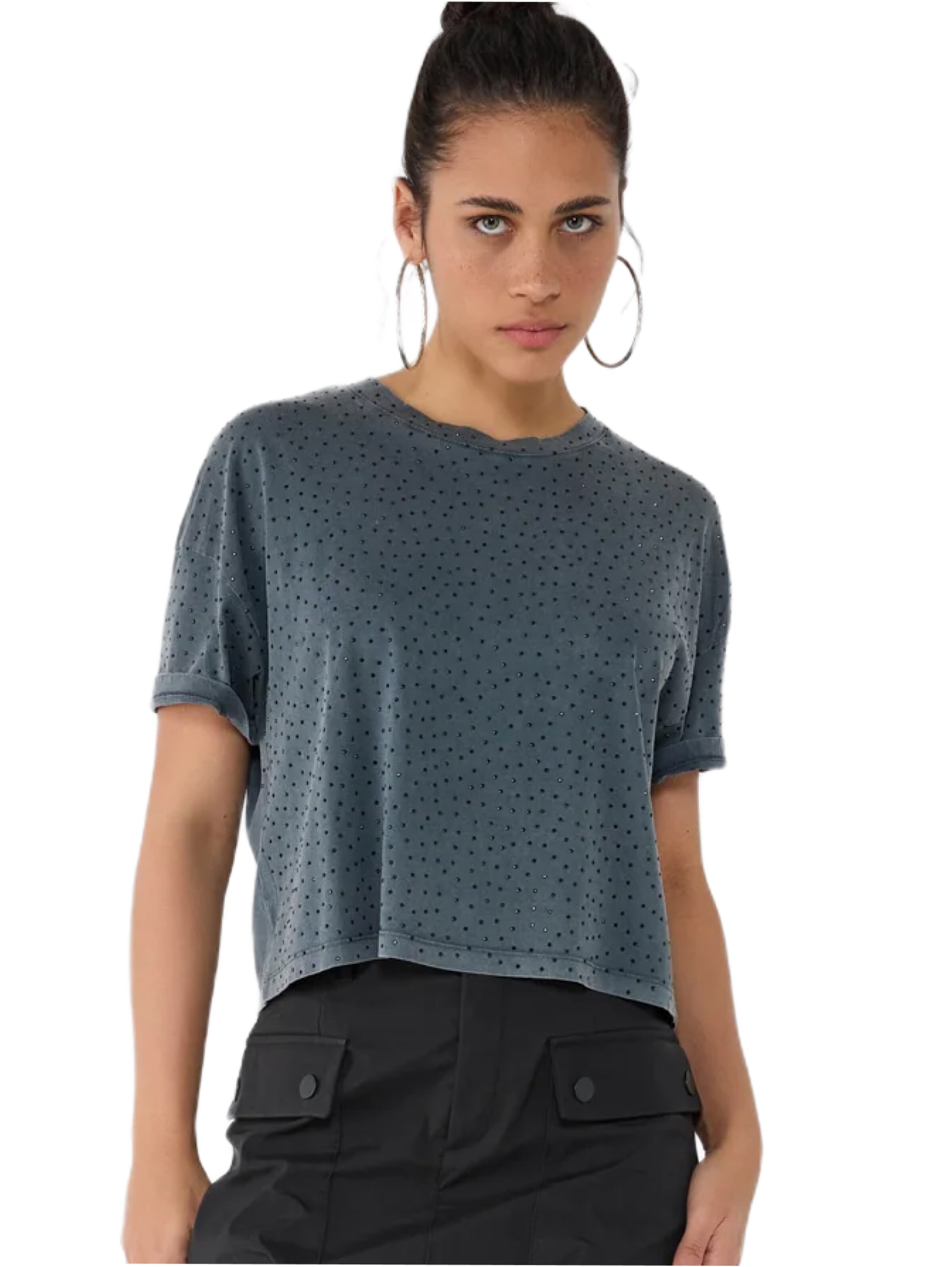 No Matter What T-Shirt in Grau: Vorderseite