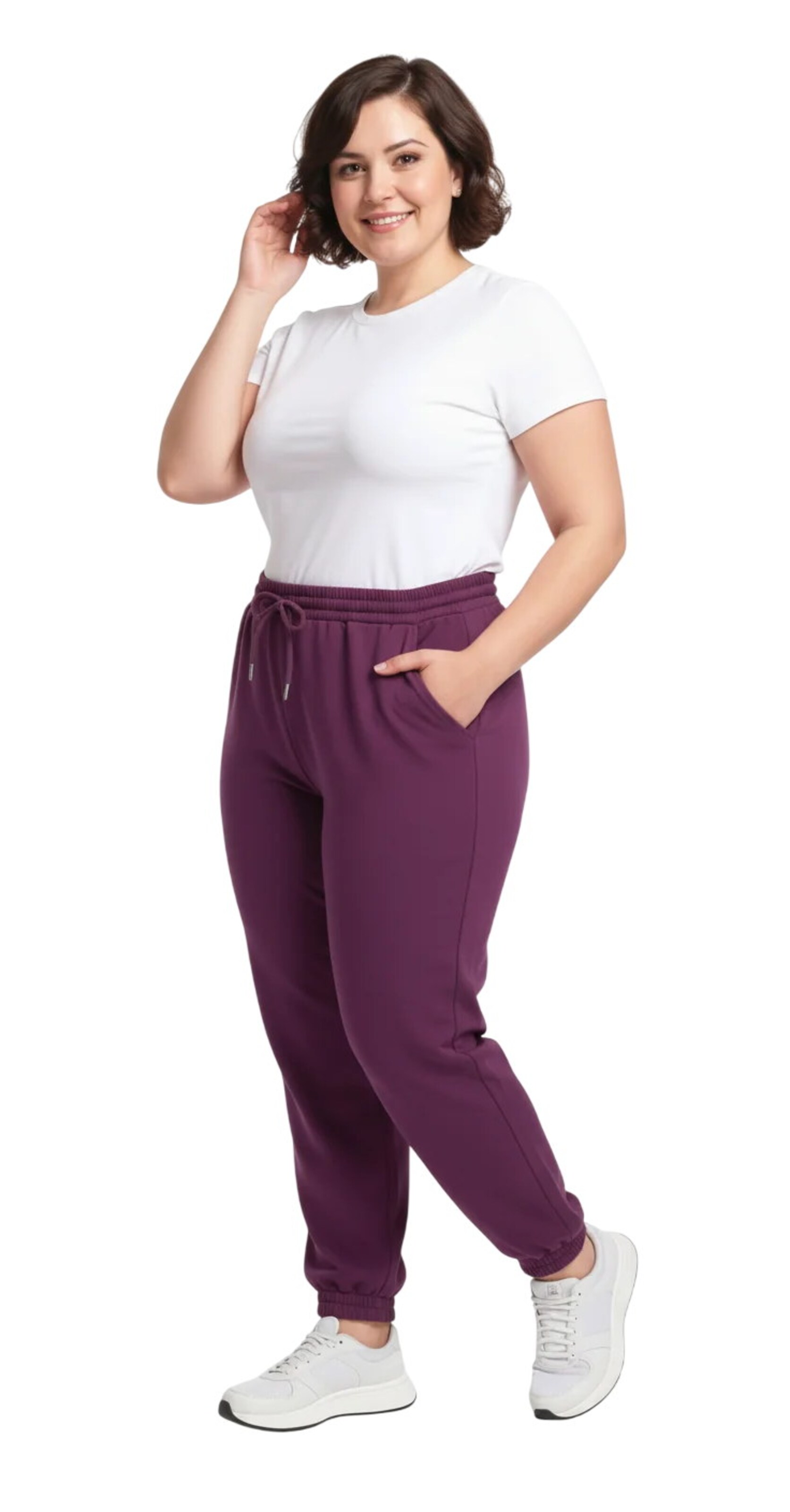 Shape Of You Tapered Hose in Lila