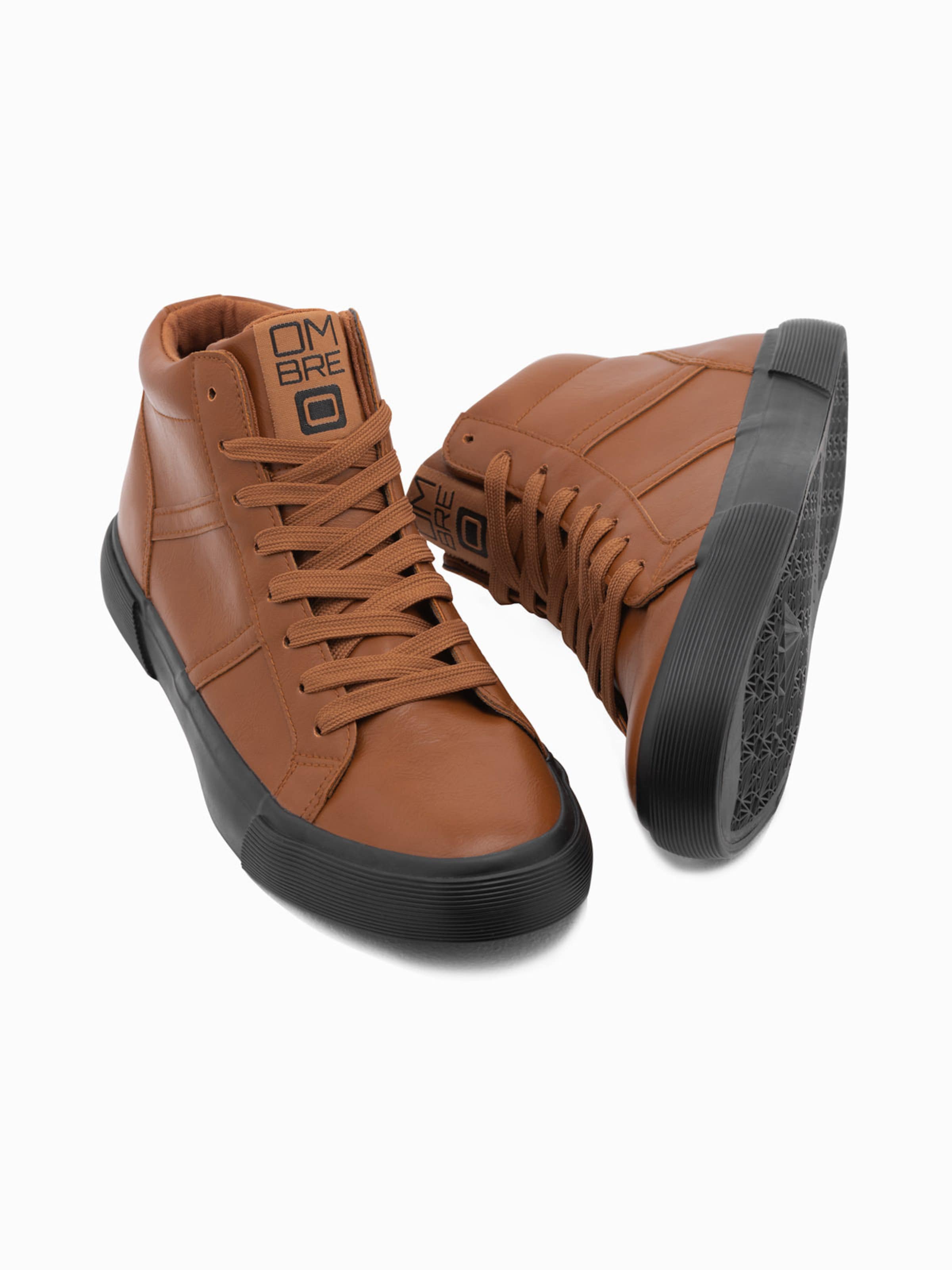 Ombre High-top trainers in Brown
