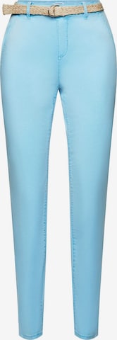ESPRIT Slim fit Pants in Blue: front