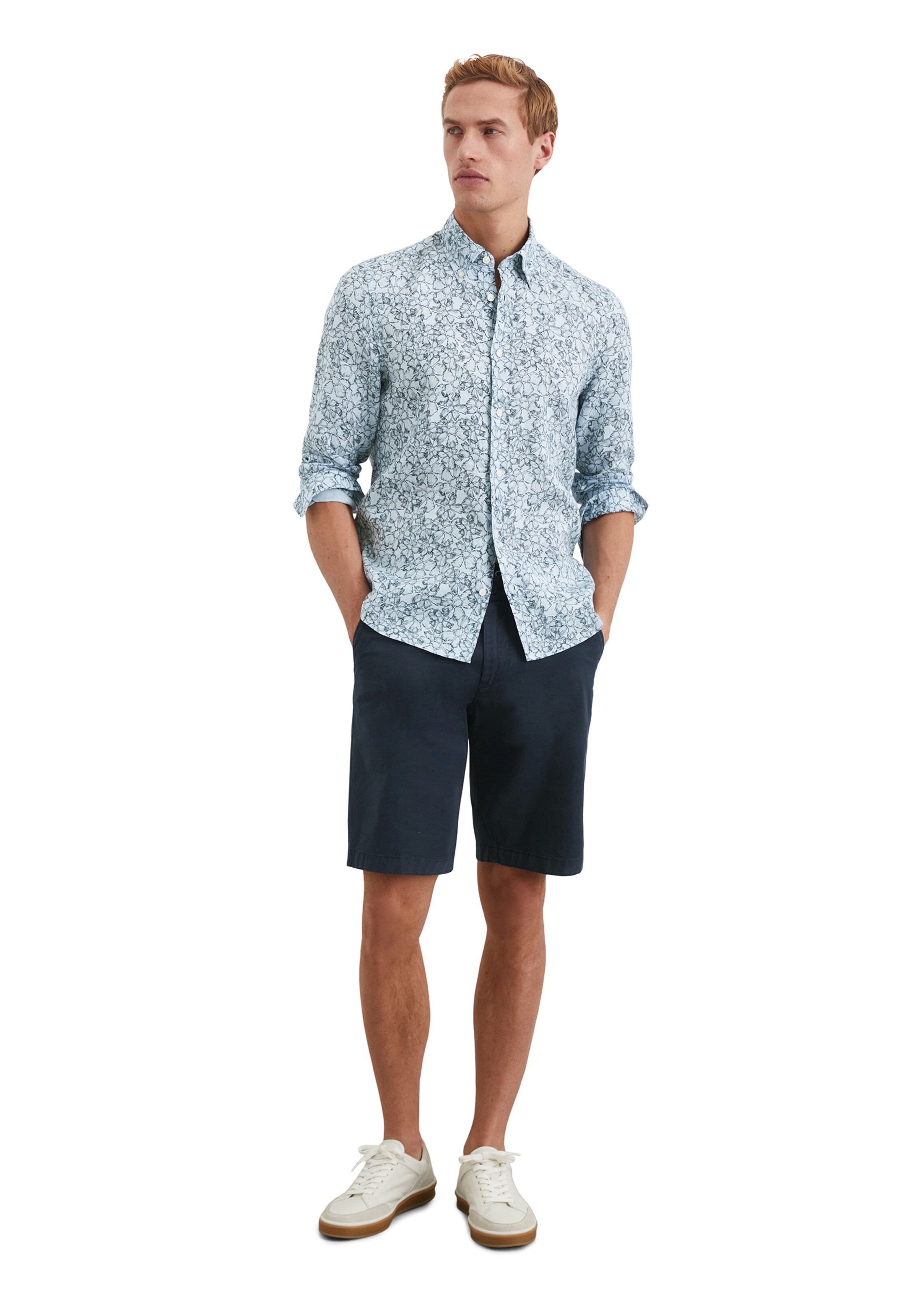 Marc O'Polo Regular Fit Hemd in Blau