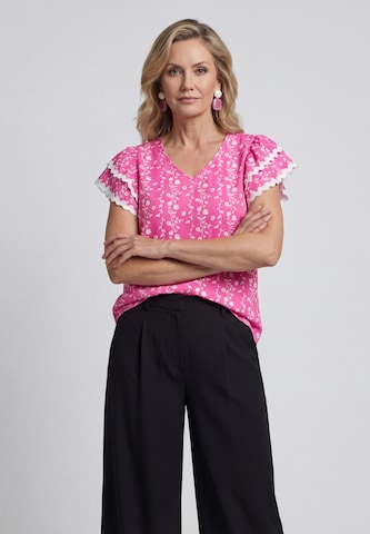 usha BLACK LABEL - Blusa en rosa: frente