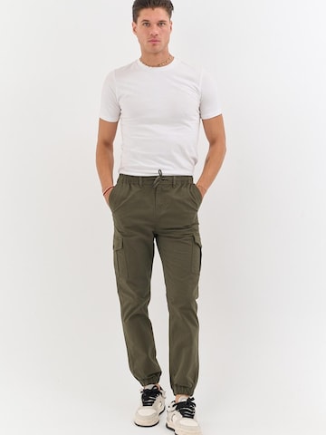 comeor Regular Cargo Pants 'Cargohose Herren' in Green: front