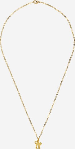 Gemshine Necklace in Gold: front