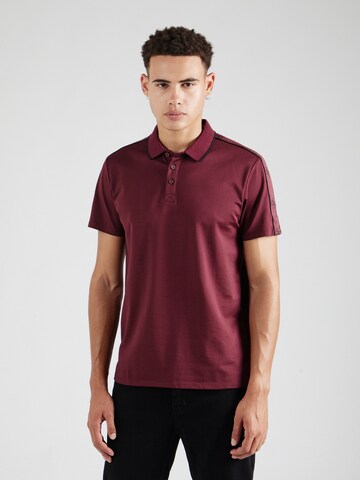 GUESS - Camiseta 'QUATTRO' en rojo: frente