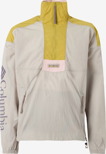 COLUMBIA Sportska jakna 'Riptide™ II Retro' veličine S u žuta / taupe siva / tamo siva / roza, Pregled proizvoda