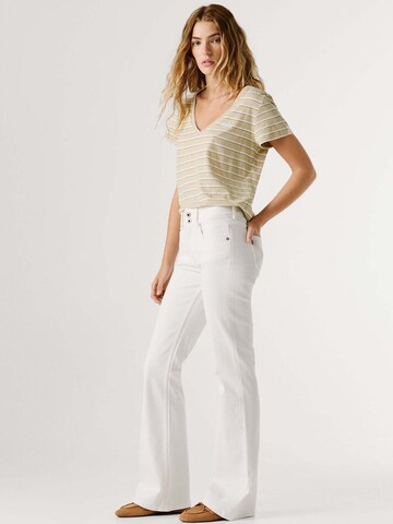 Pepe Jeans Flared Jeans 'VENUS' in Weiß