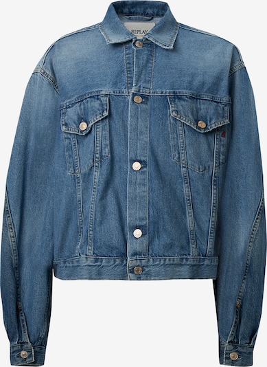 Demisezoninė striukė iš REPLAY, spalva – tamsiai (džinso) mėlyna, Prekių apžvalga