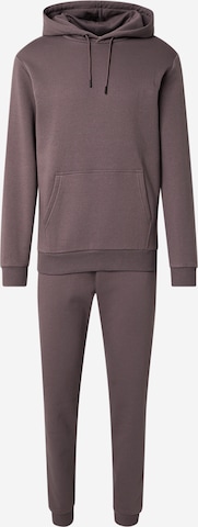 Only & Sons Jogginganzug 'ONSCERES' in Braun: Vorderseite