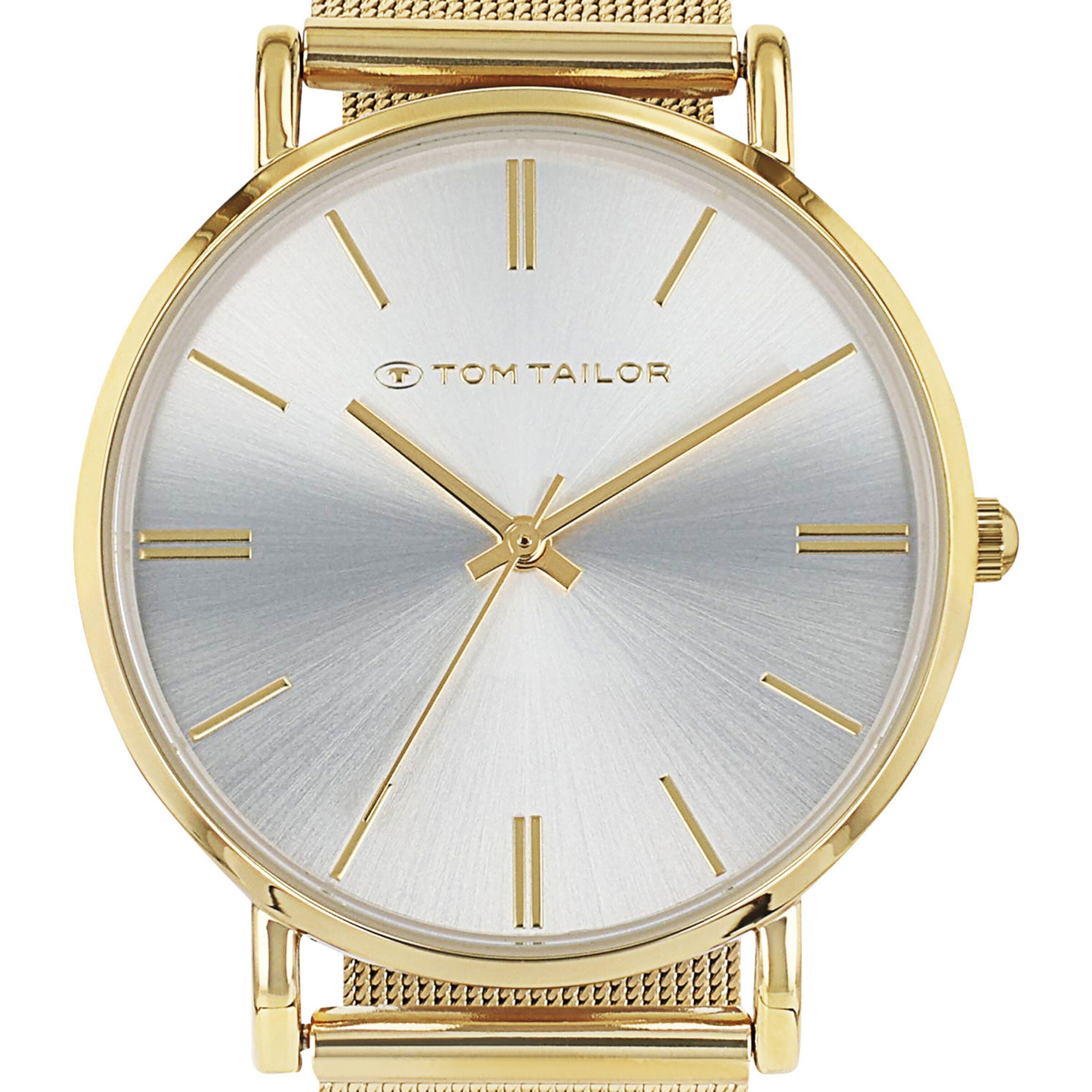 TOM TAILOR Analog Watch in Gold