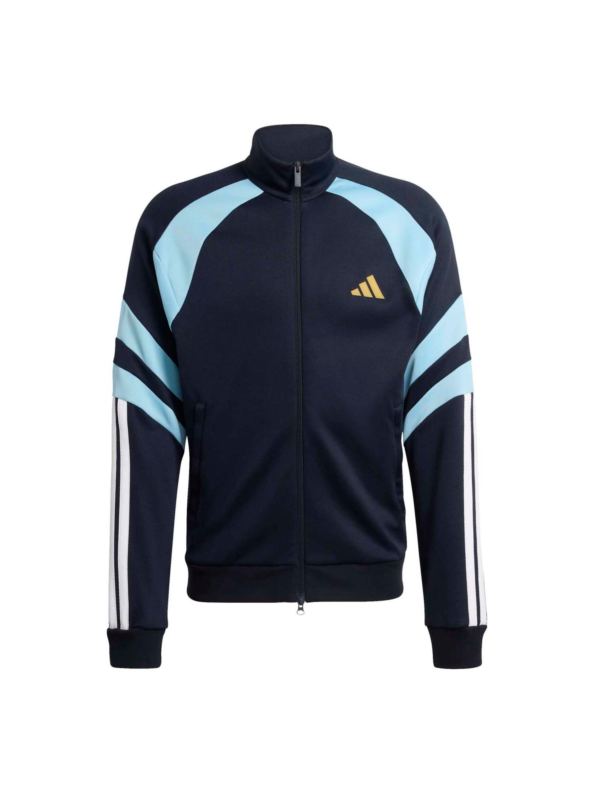 Veste de survêtement 'TIRO' ADIDAS SPORTSWEAR en bleu : devant