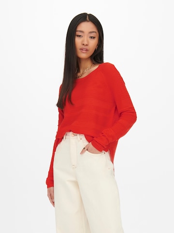 Pull-over 'Caviar' ONLY en rouge