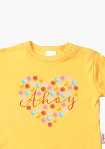 LILIPUT Niedliches Langarmshirt mit 'Ahoy' in Gelb