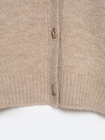 BIG STAR Knit cardigan 'KARDILA' in Beige