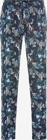 Hanro Pyjamabroek ' Night & Day ' in Blauw: voorkant