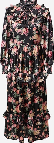 Robe-chemise 'Mida' Dorothy Perkins en noir : devant