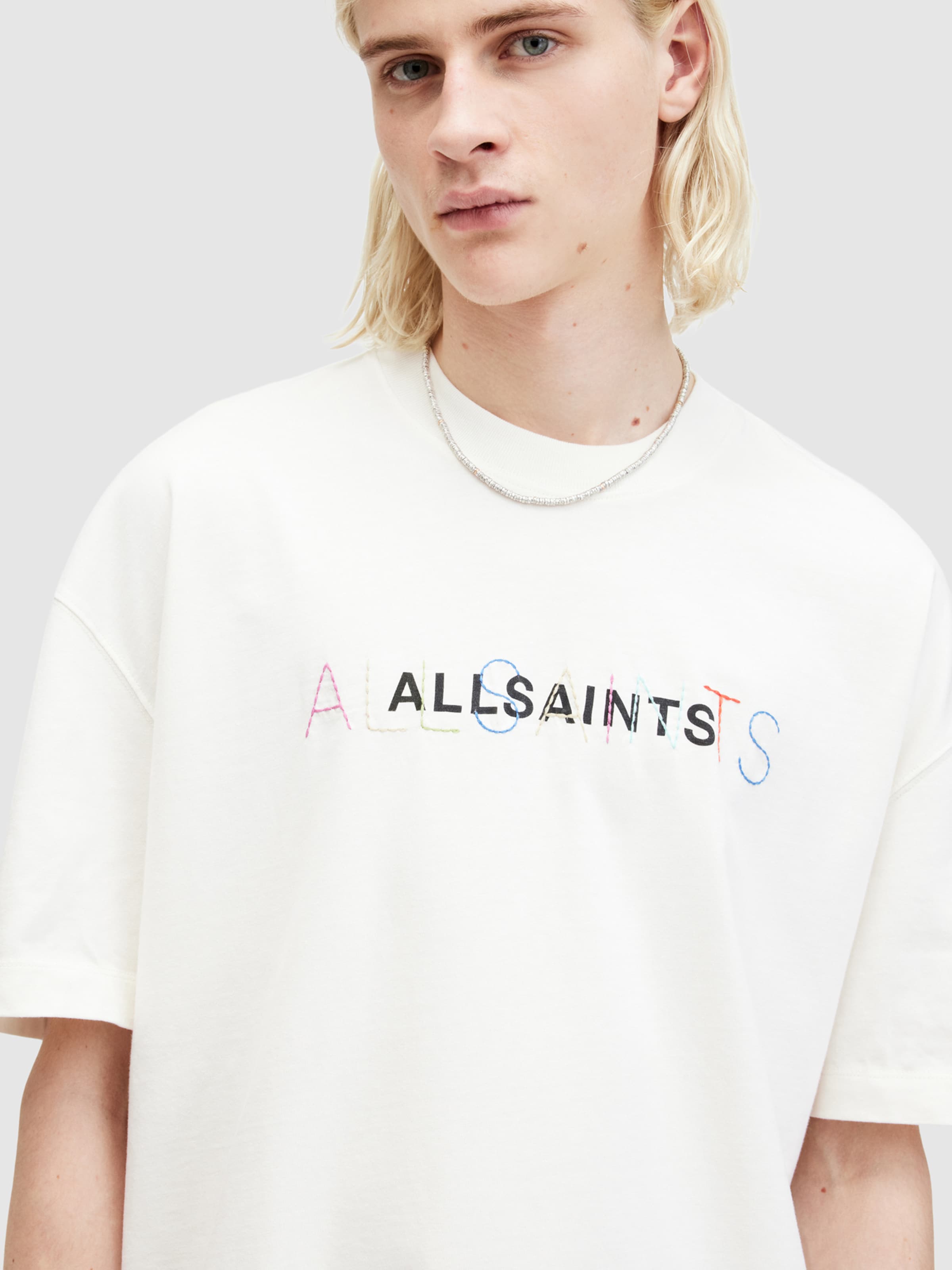 AllSaints T Shirt NEVADA in WeiB ABOUT YOU
