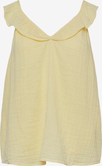 PIECES Top 'LELOU' in Pastel yellow, Item view