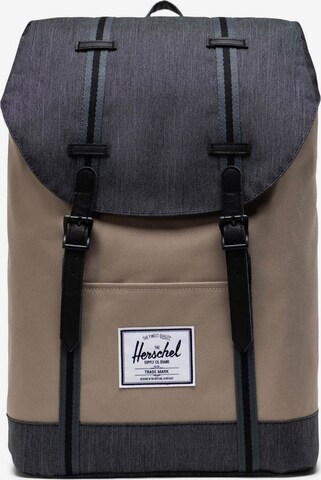 Herschel - Mochila 'Retreat' em bege: frente