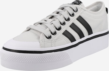 ADIDAS ORIGINALS Sneakers 'Nizza Platform' in Grey: front