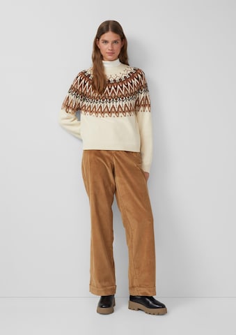 Loosefit Pantalon s.Oliver en marron