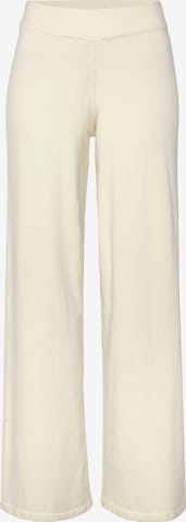 Wide Leg Pantalon LASCANA en beige : devant