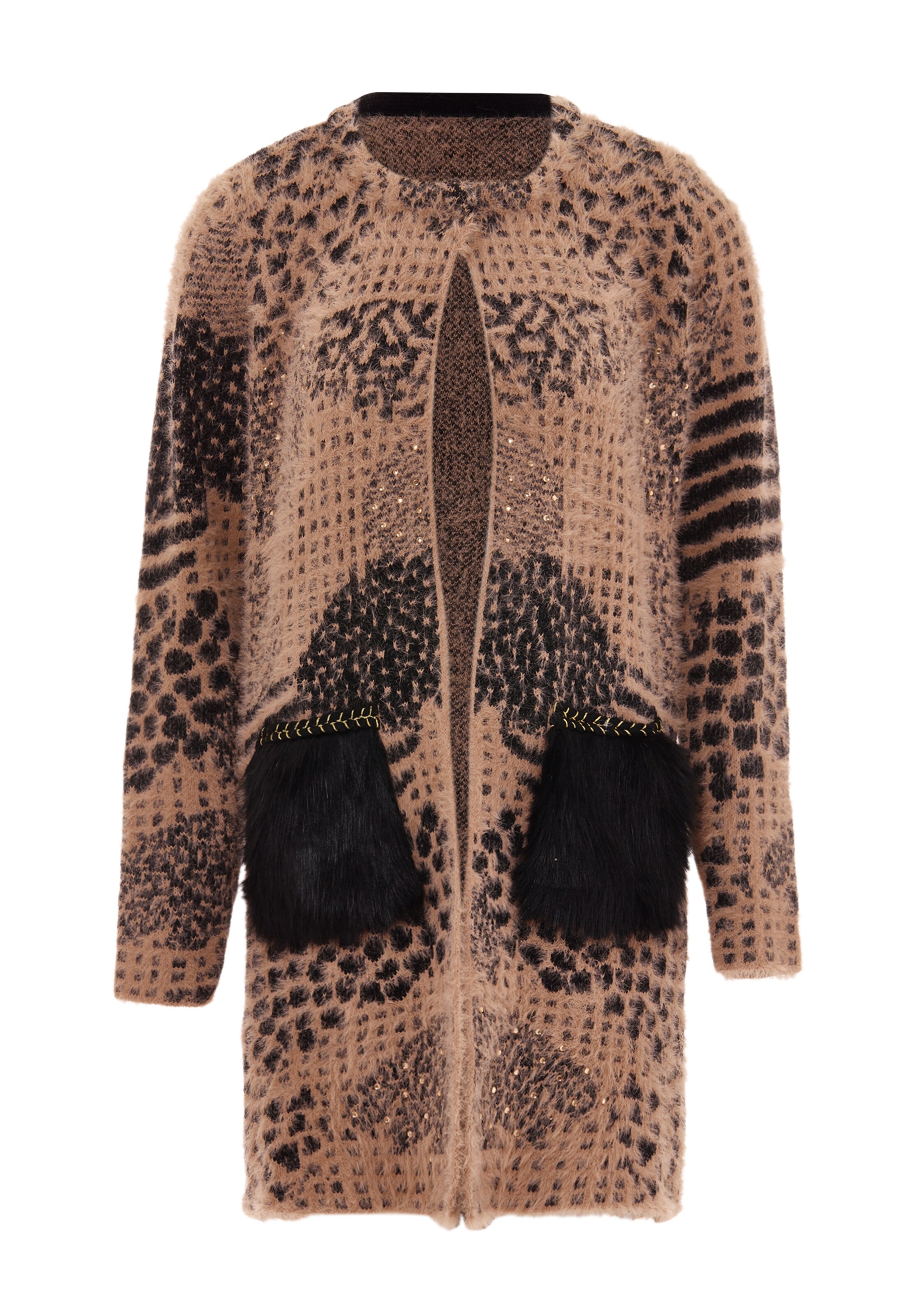 faina Pletena jopa | roza barva: sprednja stran