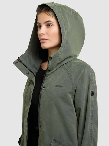 khujo Between-Seasons Coat 'Leal' in Green