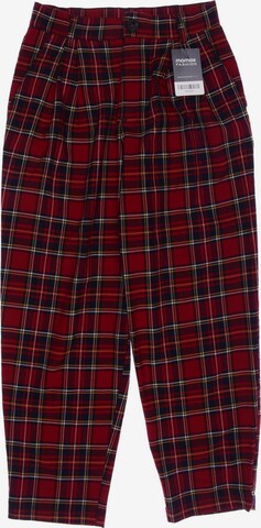 Pull&Bear Stoffhose XS in Rot: predná strana