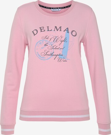 DELMAO Sweatshirt in Pink: predná strana