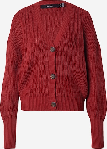 raudona VERO MODA Kardiganas 'VMLEA': priekis