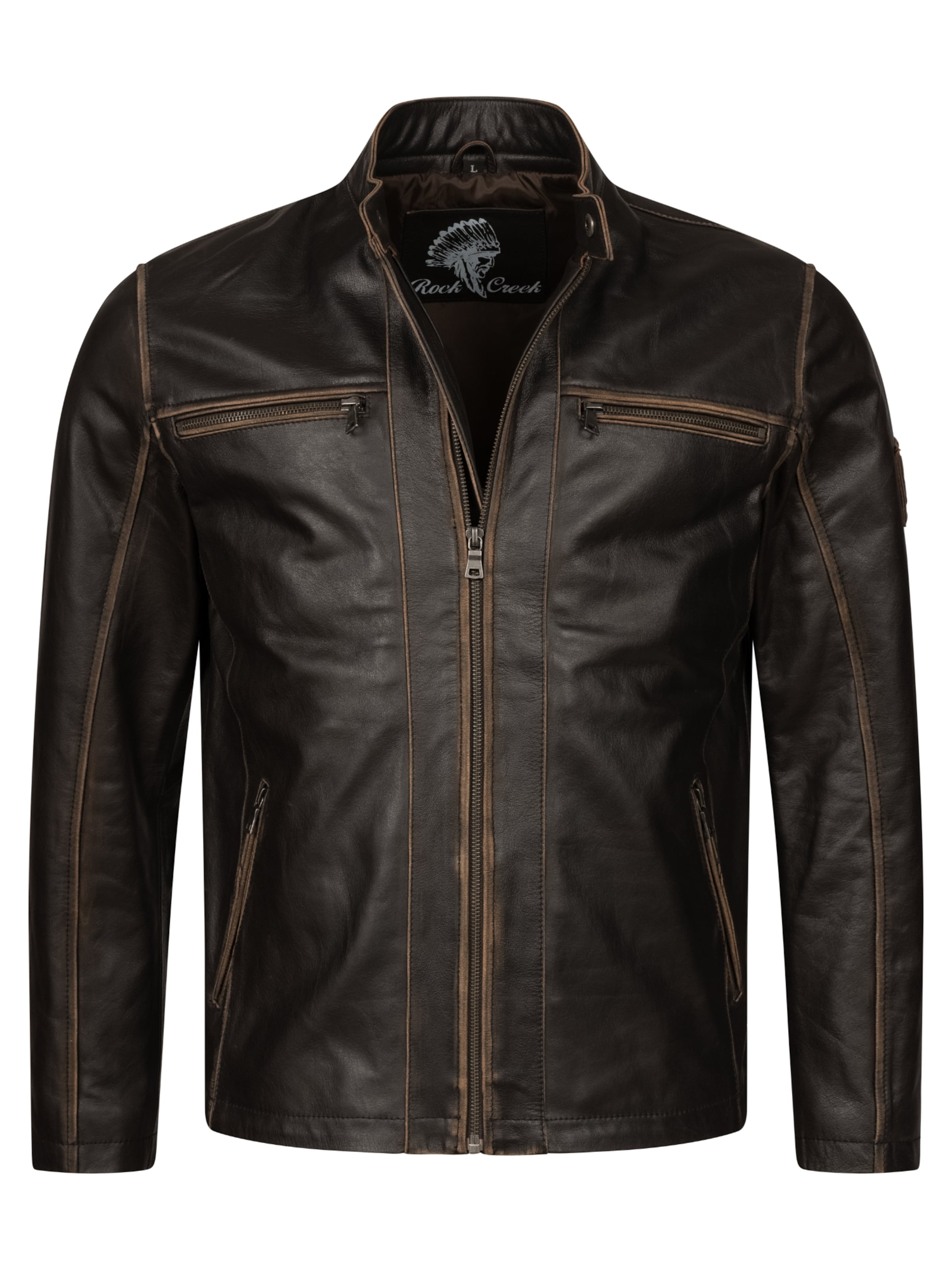 Rock Creek Jacke ' Jacke ' in Braun: Vorderseite