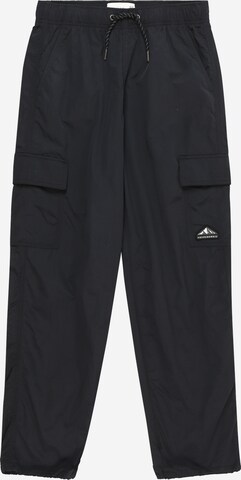 Regular Pantaloni de la Abercrombie & Fitch pe negru: față