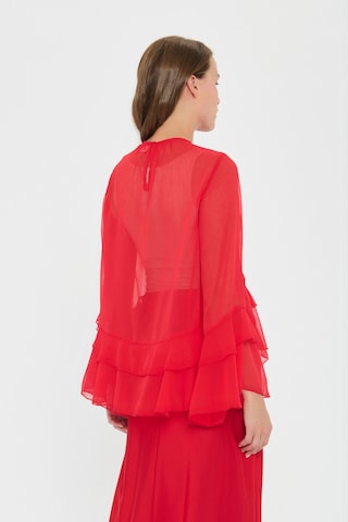 SAINT TROPEZ Blouse 'SZMazelle' in Rood