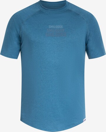 Smilodox Functioneel shirt in Blauw: voorkant