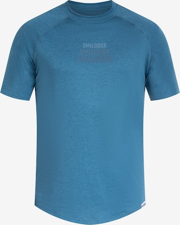 Smilodox Performance Shirt in Blue: front