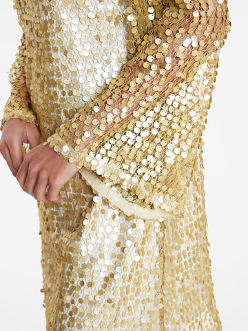 Ana Alcazar Avondjurk 'Wadana' in Goud
