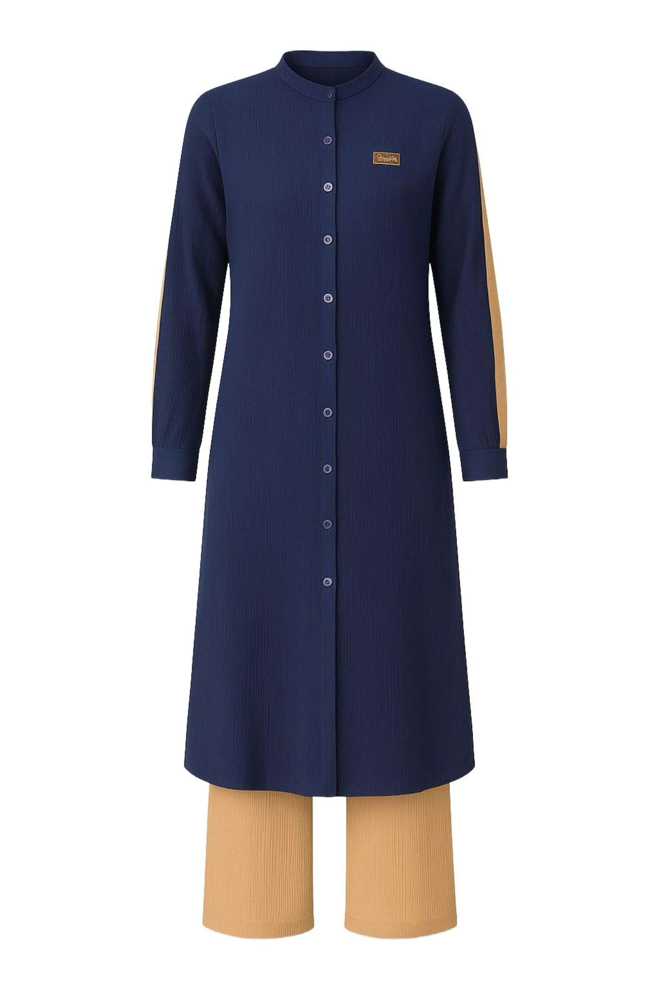 MODAMIHRAM Pantsuit in Beige: front