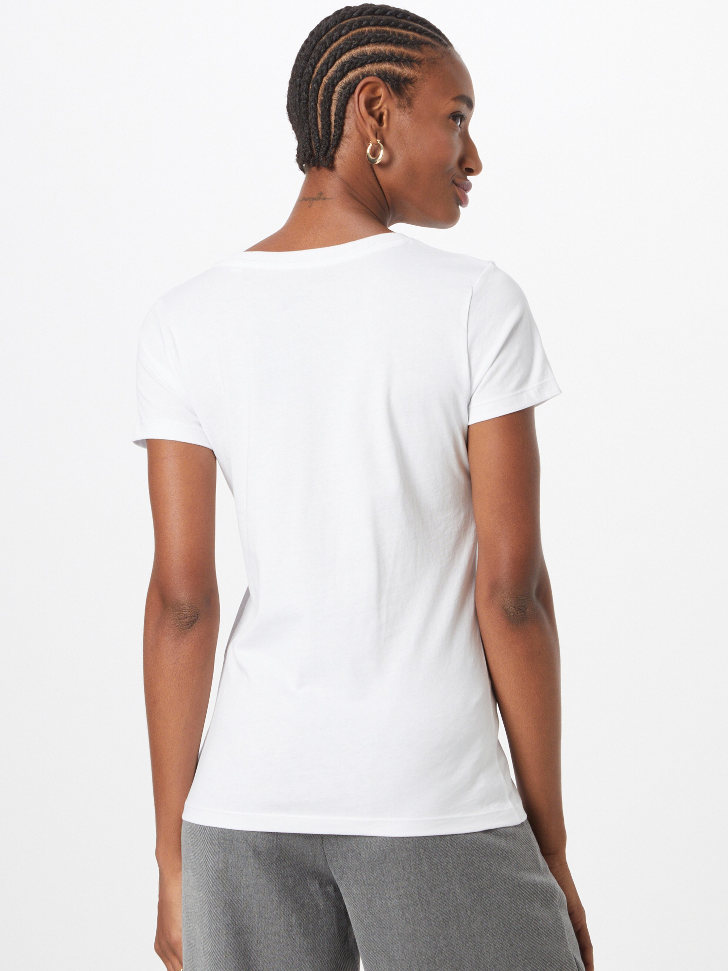 Frauen Shirts & Tops EINSTEIN & NEWTON Shirt 'Peace Dog' in Weiß - RD04802