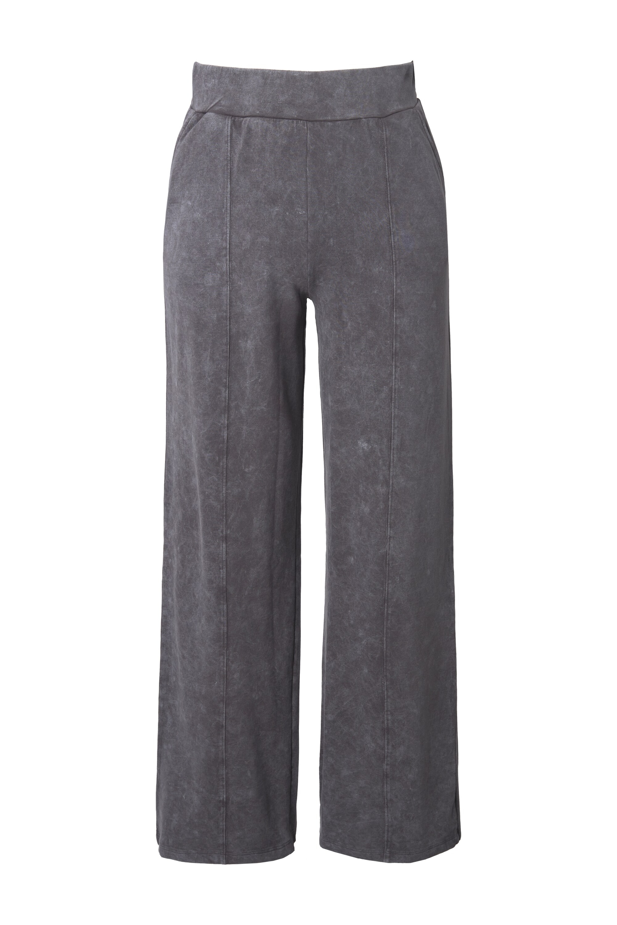 Angel of Style Wide leg Broek in Grijs: voorkant